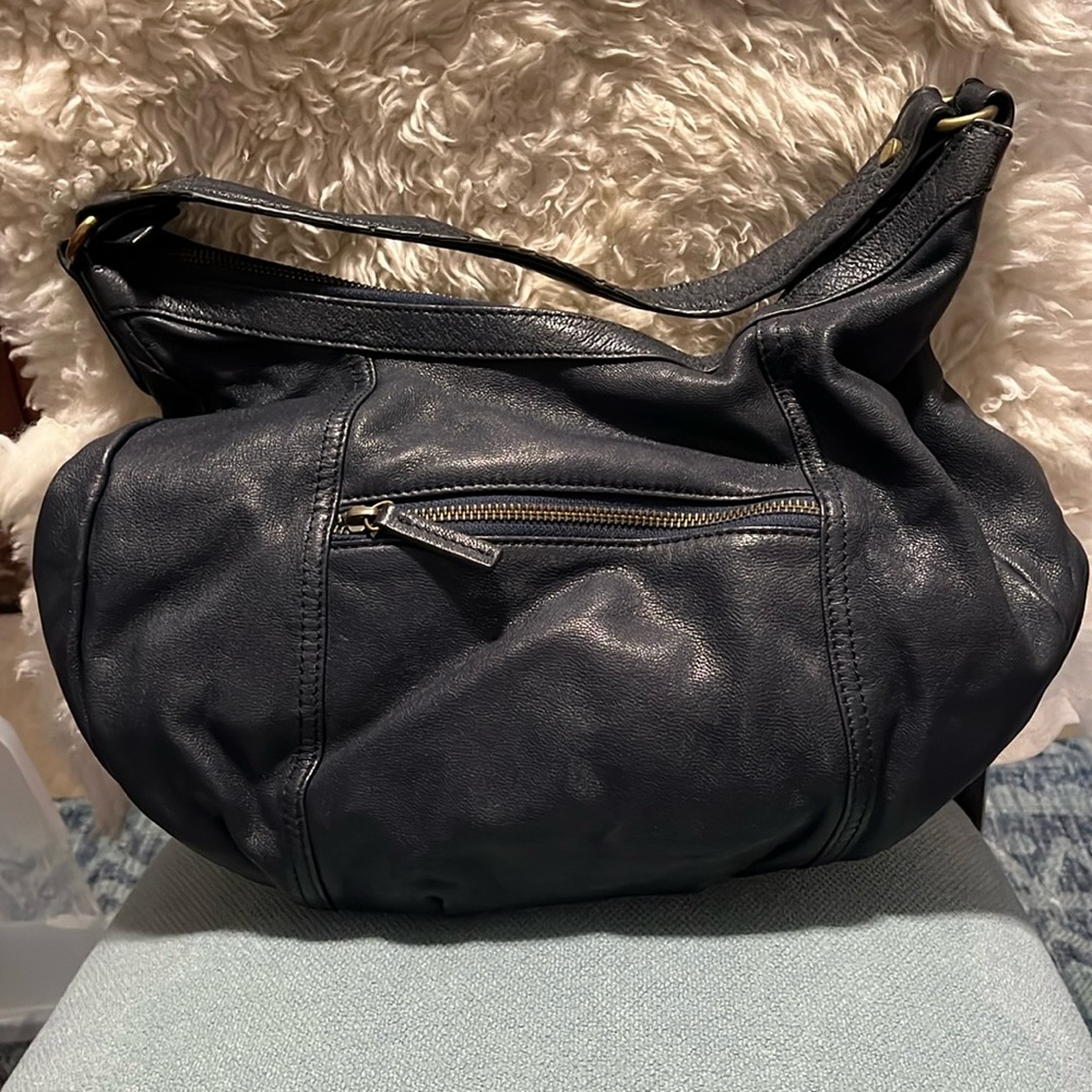 Navy blue Boden hobo bag